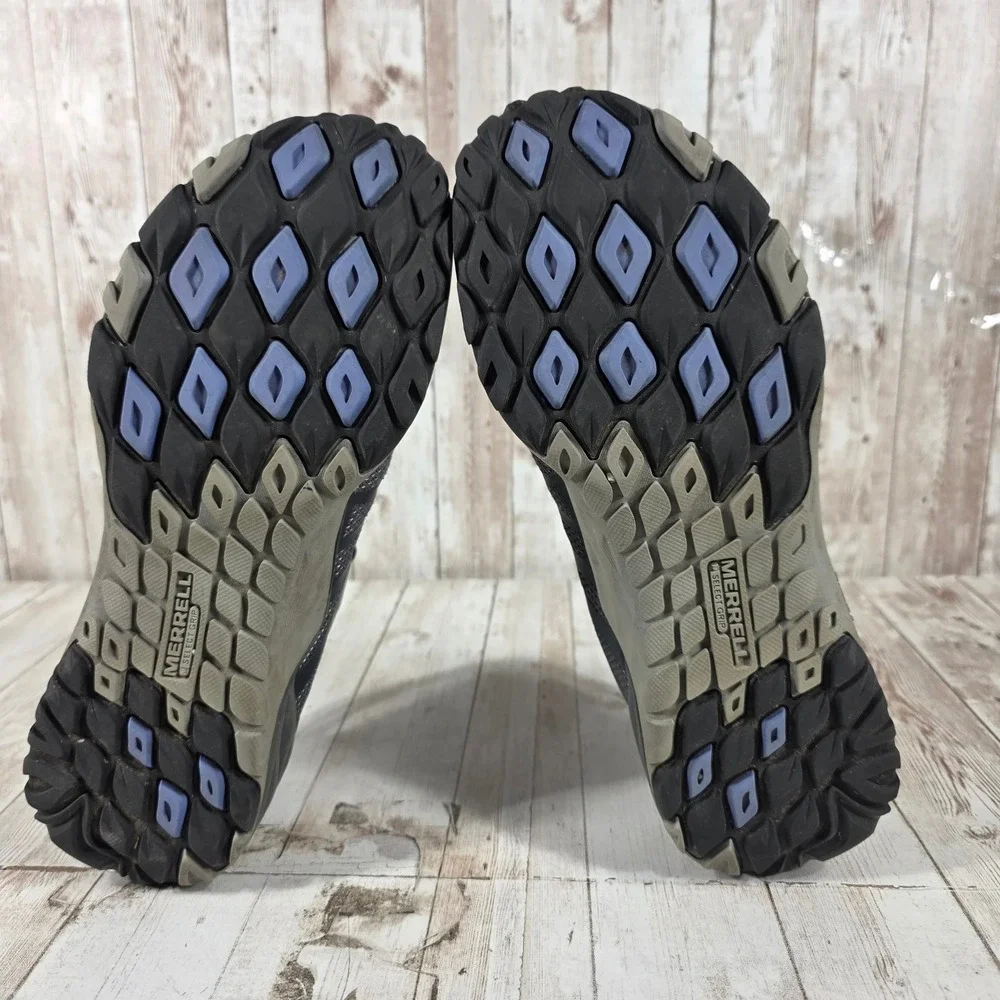 Merrell Womens Siren Edge Q2 Hiking Shoes Grey Blue J41316 Size 8